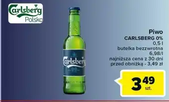 Carrefour Piwo CARLSBERG 0% 0,5l oferta
