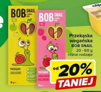 Carrefour Przekąska wegańska BOB Snail 20g 60g oferta