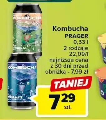 Carrefour Kombucha PRAGER 0,33l oferta