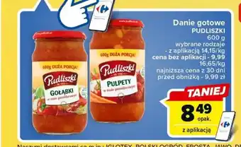 Carrefour Danie gotowe Pudliszki 600g oferta