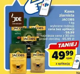 Carrefour Kawa ziarnista JACOBS 1kg oferta