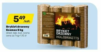 Bricomarche Brykiet drzewny Ecomax 5 kg oferta