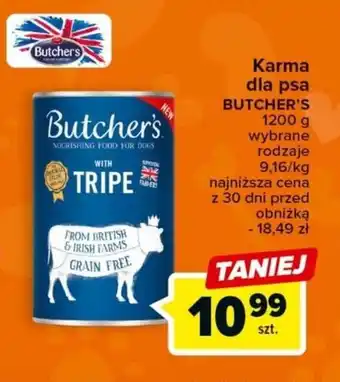 Carrefour Karma dla psa Butcher's 1200g oferta