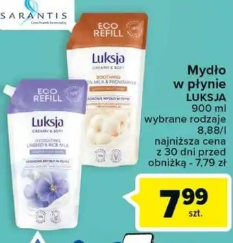 Carrefour Mydło w płynie LUKSJA 900 ml oferta