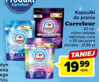 Carrefour Kapsułki do prania Carrefour oferta