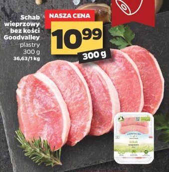Netto Schab wieprzowy bez kości Goodvalley 300g oferta