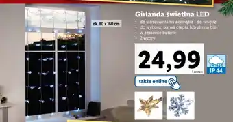 Lidl Girlanda świetlna LED oferta