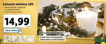 Lidl Łańcuch świetlny LED oferta
