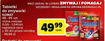 Carrefour Tabletki do zmywarki SOMAT oferta