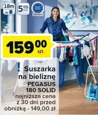 Carrefour Suszarka na bieliznę PEGASUS 180 SOLID oferta