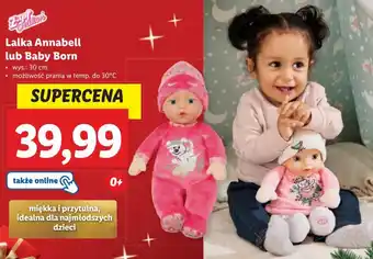 Lidl Lalka Annabell lub Baby Born oferta