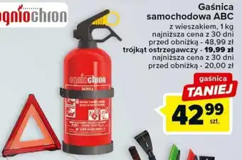 Carrefour Gaśnica samochodowa ABC oferta