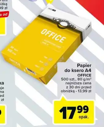 Carrefour Papier do ksero A4 OFFICE oferta