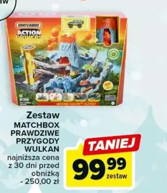 Carrefour Zestaw MATCHBOX PRAWDZIWE PRZYGODY WULKAN oferta