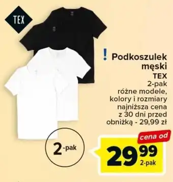 Carrefour Podkoszulek męski TEX oferta