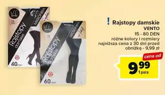 Carrefour Rajstopy damskie VENTO oferta