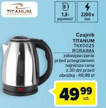 Carrefour Czajnik TITANUM oferta