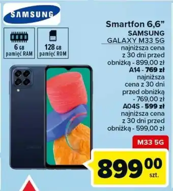 Carrefour Smartfon 6,6" SAMSUNG oferta