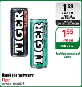 Eurocash Tiger 0,25 L oferta