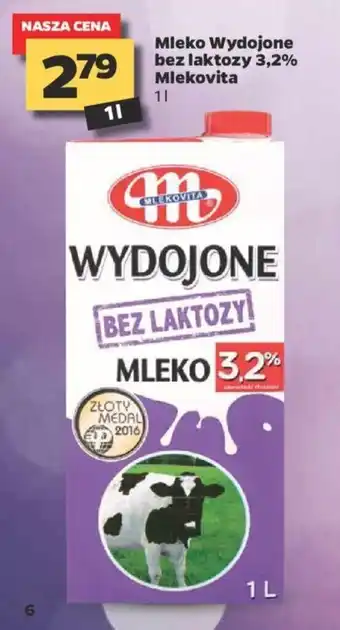 Netto Mleko Wydojone 3,2% bez laktozy 1l oferta