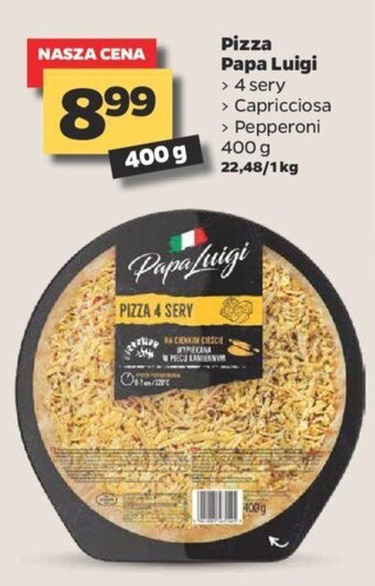 Netto Pizza Papa Luigi 400g oferta