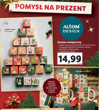 Lidl Altom design Zestaw świąteczny oferta