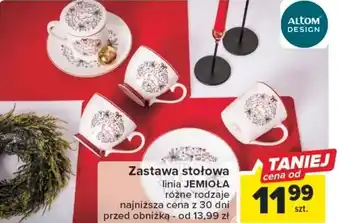 Carrefour Zastawa stołowa linia JEMIOŁA oferta