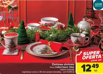 Carrefour Zastawa stołowa linia CHRISTMAS TREE ró oferta