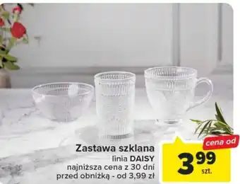 Carrefour Zastawa szklana linia DAISY oferta