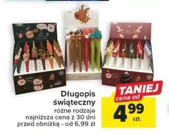 Carrefour Długopis świąteczny oferta