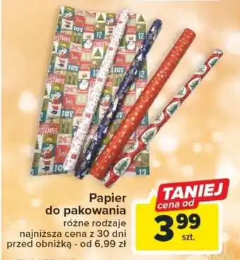 Carrefour Papier do pakowania oferta