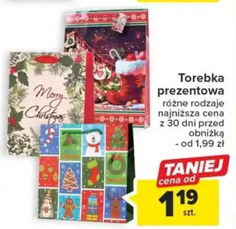 Carrefour Torebka prezentowa oferta