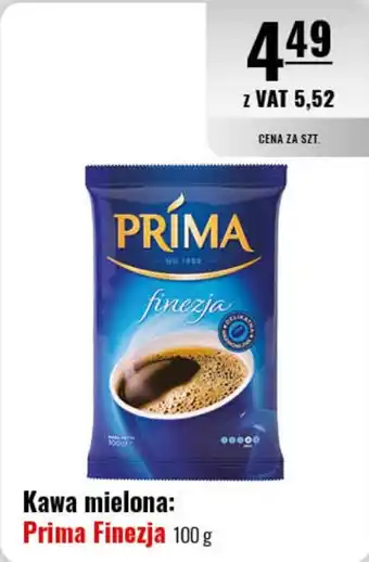 Eurocash Kawa mielona: Prima Finezja 100 g oferta