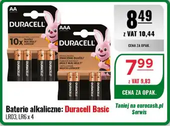 Eurocash Baterie alkaliczne: Duracell Basic oferta