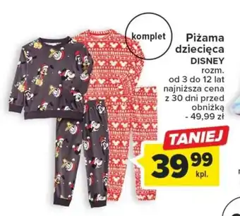 Carrefour Piżama dziecięca DISNEY oferta