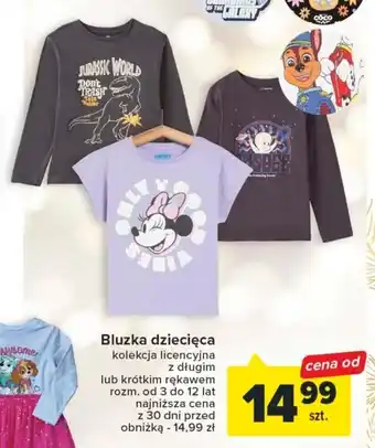 Carrefour Bluzka dziecięca oferta