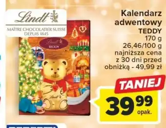 Carrefour Kalendarz adwentowy TEDDY 170 g oferta