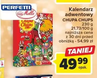 Carrefour Kalendarz adwentowy CHUPA CHUPS 230 g oferta