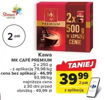 Carrefour Kawa MK CAFÉ PREMIUM 2 x 250 g oferta