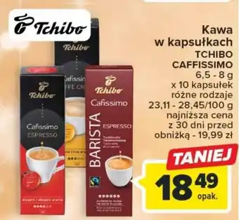 Carrefour Kawa w kapsułkach TCHIBO CAFFISSIMO oferta