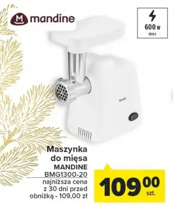Carrefour Maszynka do mięsa MANDINE BMG1300-20 oferta