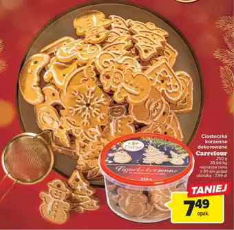 Carrefour Ciasteczka korzenne dekorowane Carrefour 250 g oferta