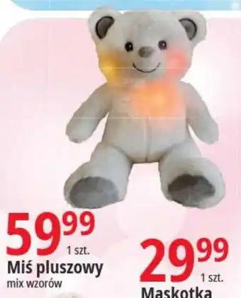 E.Leclerc Miś pluszowy mix wzorów oferta