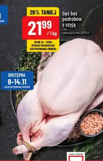 Polomarket Gęś bez podrobów z szyją 1 kg oferta