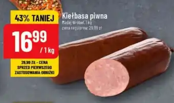 Polomarket Kiełbasa piwna Madej Wróbel, 1 kg oferta