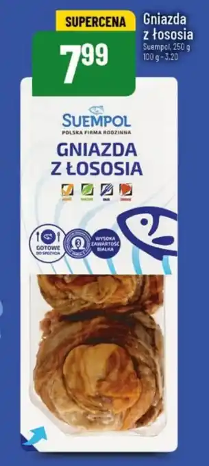 Polomarket Gniazda z łososia Suempol, 250 g oferta