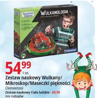 E.Leclerc Zestaw naukowy Wulkany/ Mikroskop/Maseczki piękności oferta
