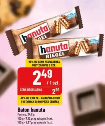 Polomarket Baton hanuta Ferrero, 34,5 g oferta