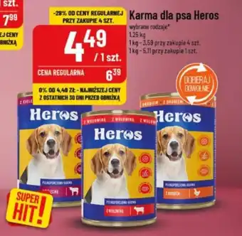 Polomarket Karma dla psa Heros 1,25kg oferta
