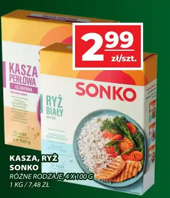 Top Market KASZA, RYŻ SONKO, 4X100G oferta